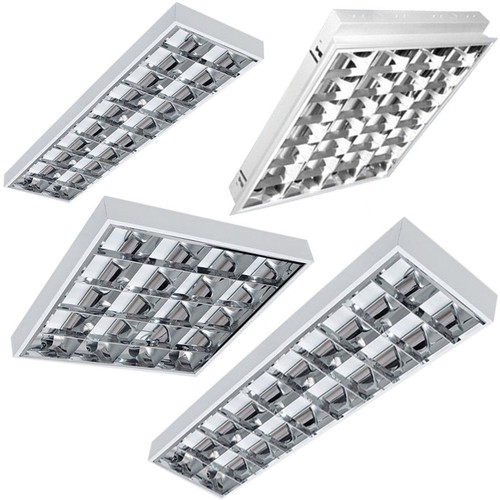 Set led rasterleuchten - led,