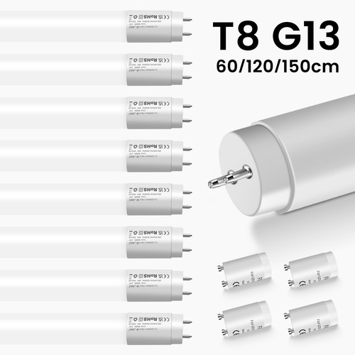 10x led röhre g13 - led,