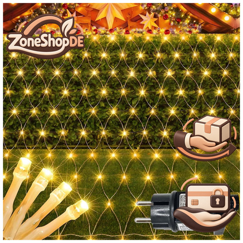 Led lichterkette netz 5x1 - lichterkette, 1,5x1,5m