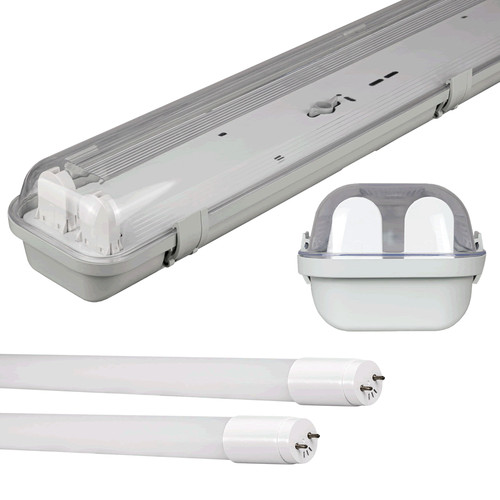 Led feuchtraumleuchte 2x60cm - led,